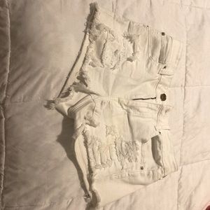 White American eagle shorts size 6